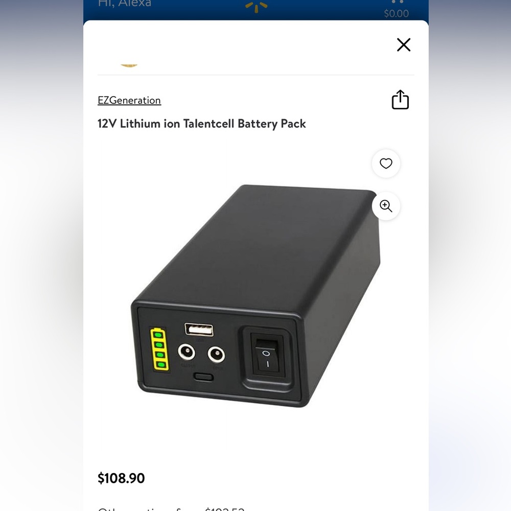 12V Lithium Ion BATTERY Pack Talentcell